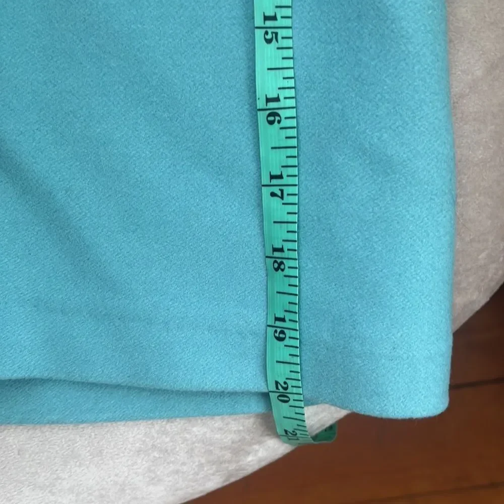 *Boden* Lined Cashmere/Wool *Tiffany Blue* Skirt Medium Size 6 R